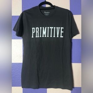 NWOT Primitive Collegiate Logo Tee in Grey - Size S